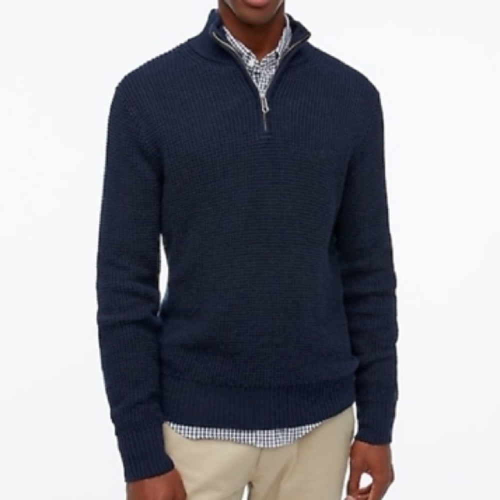 J. Crew fisherman’s knit quarter zip
